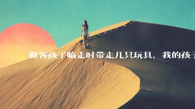 做客孩子临走时带走几只玩具，我的孩子抗拒并一直哭，要怎么开导？